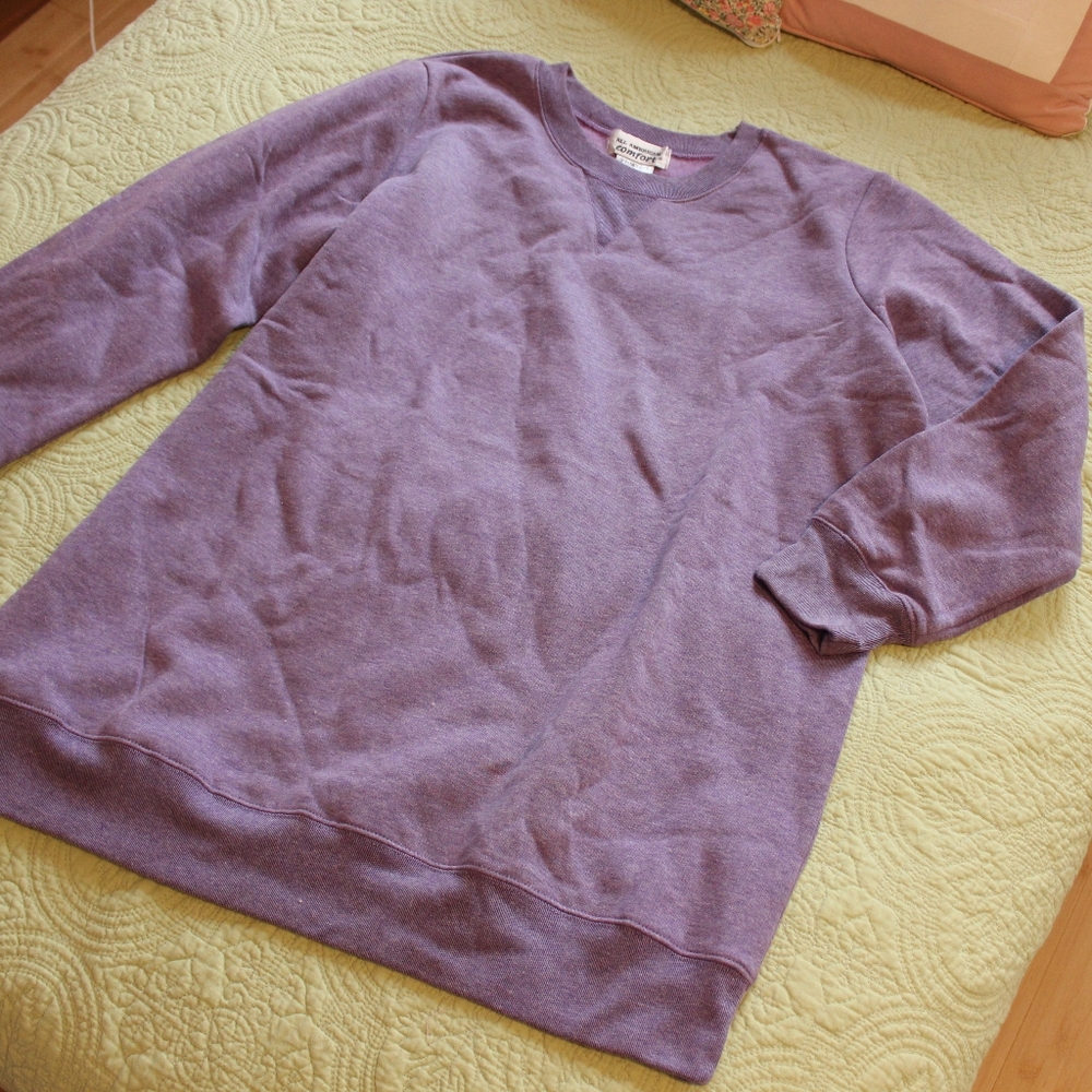 Purple Crewneck Sweatshirt